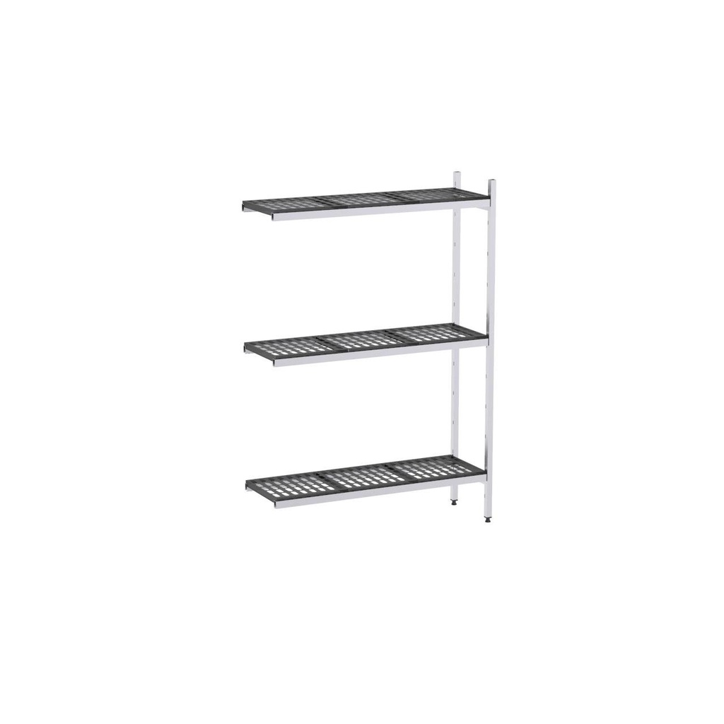 Rayonnage aluminium angle 1099x570 1700 3 niveaux