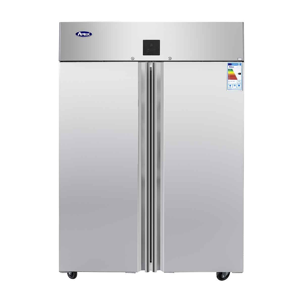 Armoire négative GN2/1 2 portes pleines 1300L