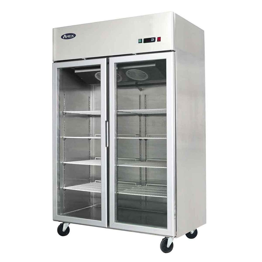 Armoire positive portes vitrées 1240L