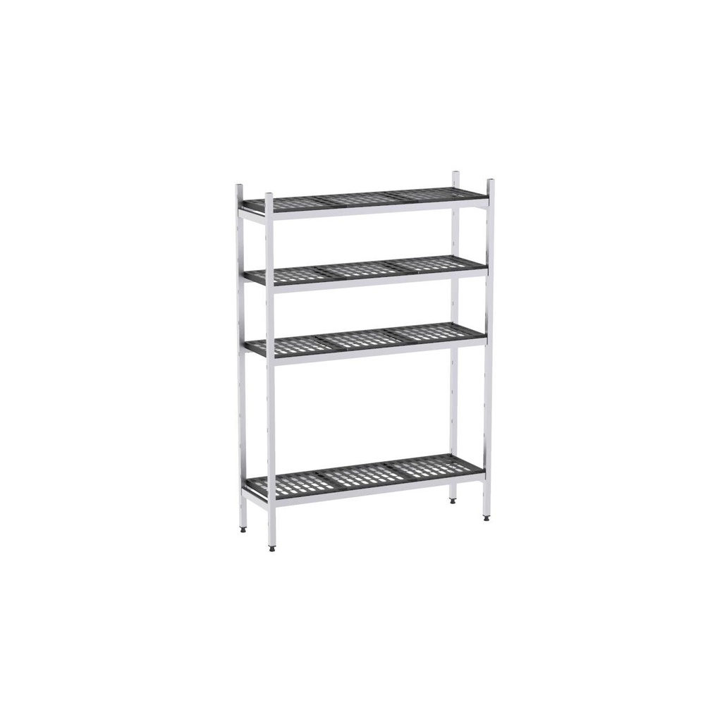 Rayonnage aluminium 1619x570 2000 4 niveaux