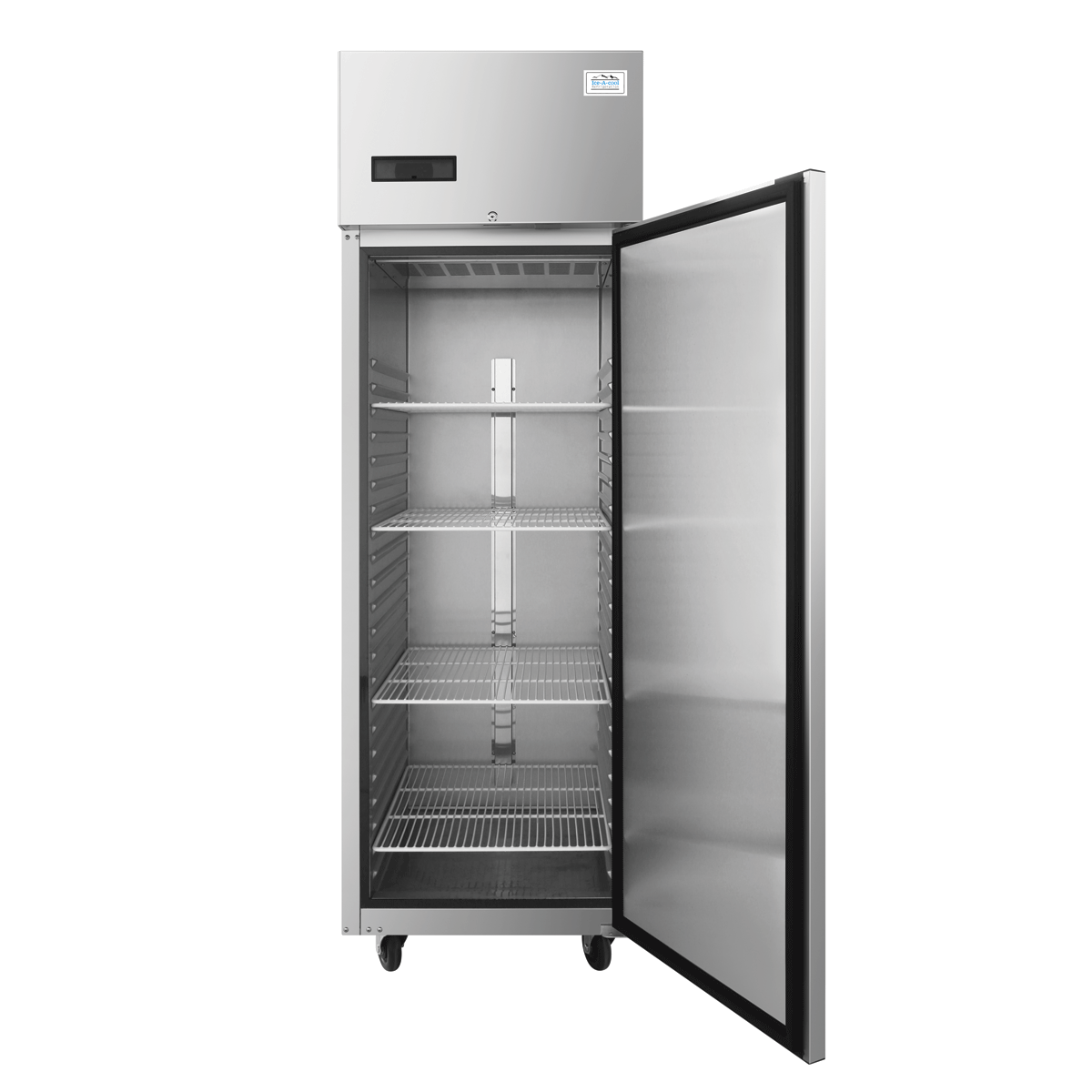 Armoire emboutie positive GN2/1 1 porte pleine 552L