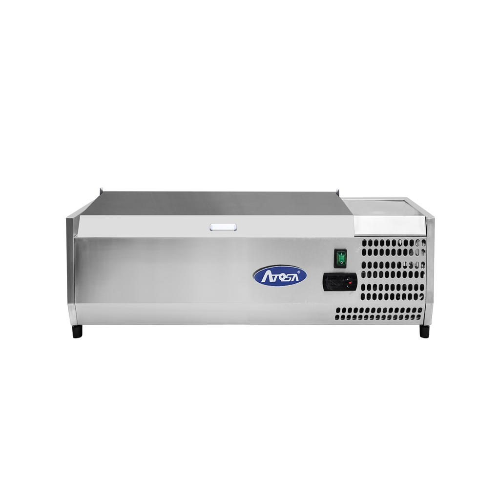Présentoir à ingrédients VRX 1200/380 - Couvercle inox - 40L - Inox