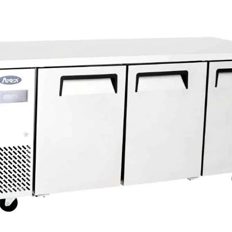 Table réfrigérée compacte positive - 3 portes - 470L