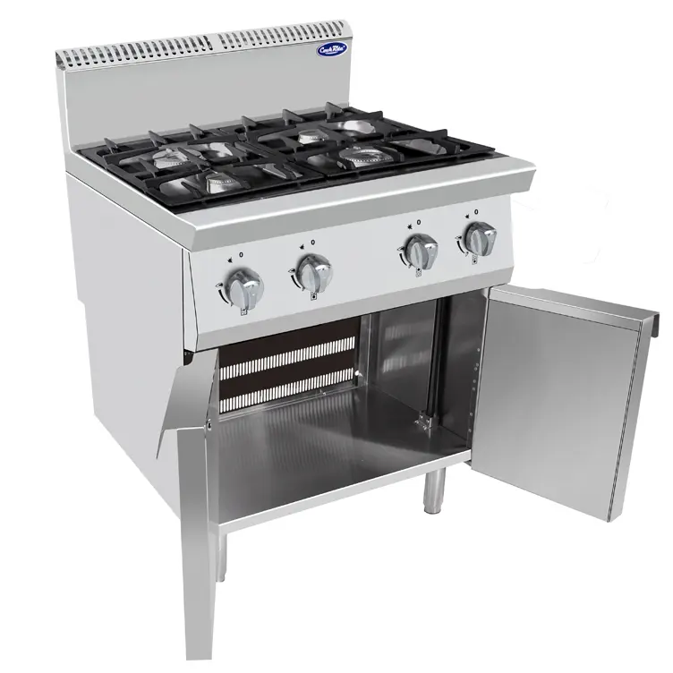 Fourneau gaz série 700 - 4 brûleurs - Sur placard