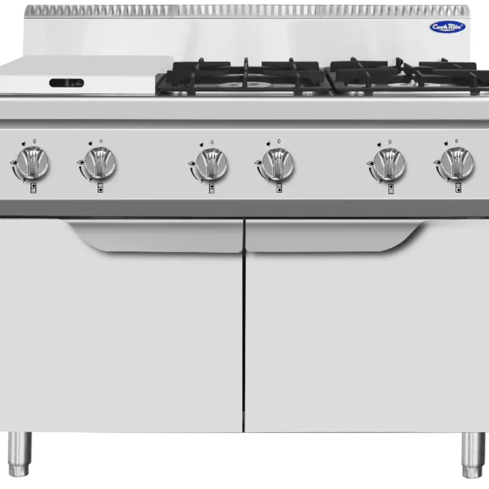 Fourneaux gaz 6 feux sur placard - Série 700