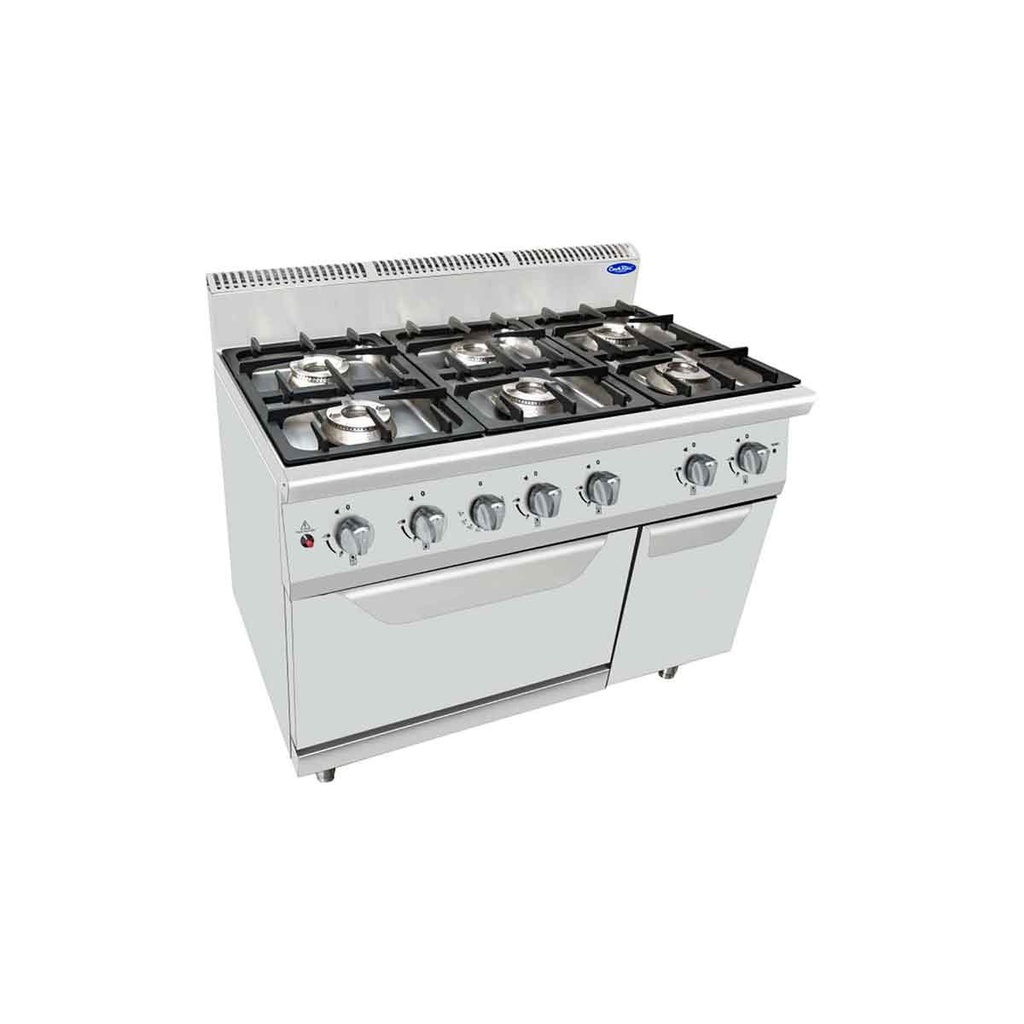 Fourneaux gaz 4 feux + four à gaz intégré - Série 700