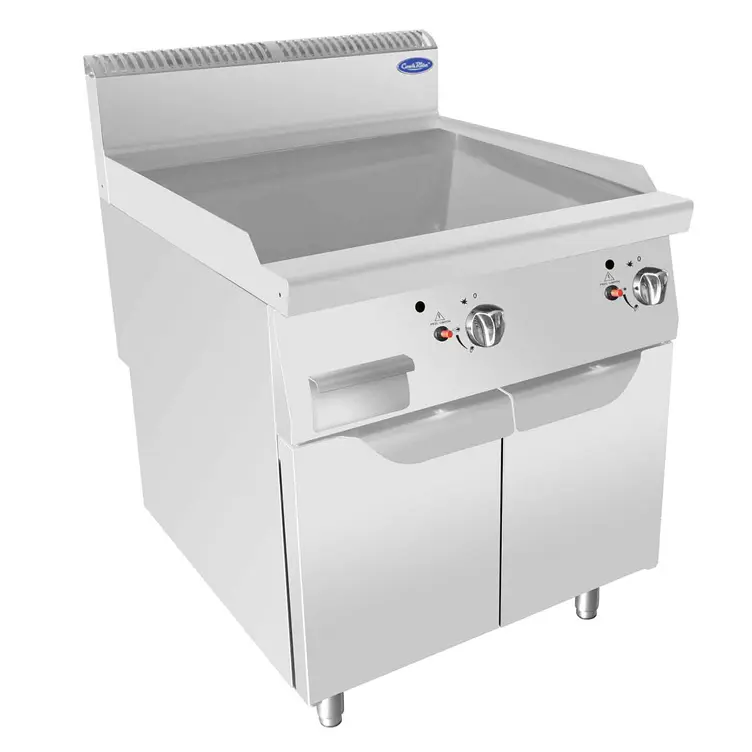 Plaque à snacker gaz sur placard - 2 brûleurs - Série 700