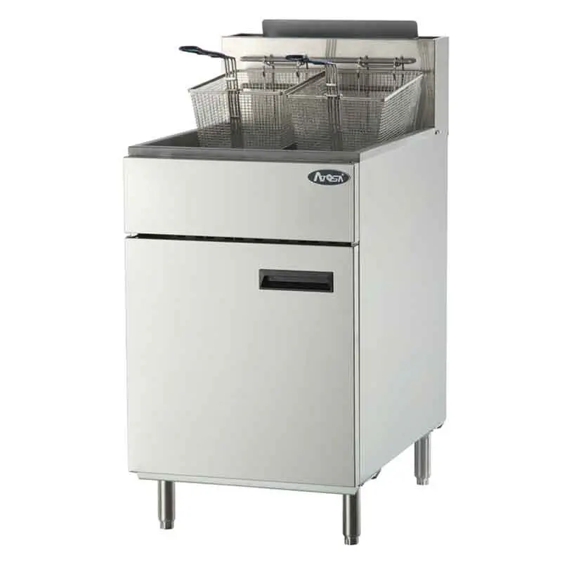 Friteuse gaz naturel - Haut rendement - Cuve 29L