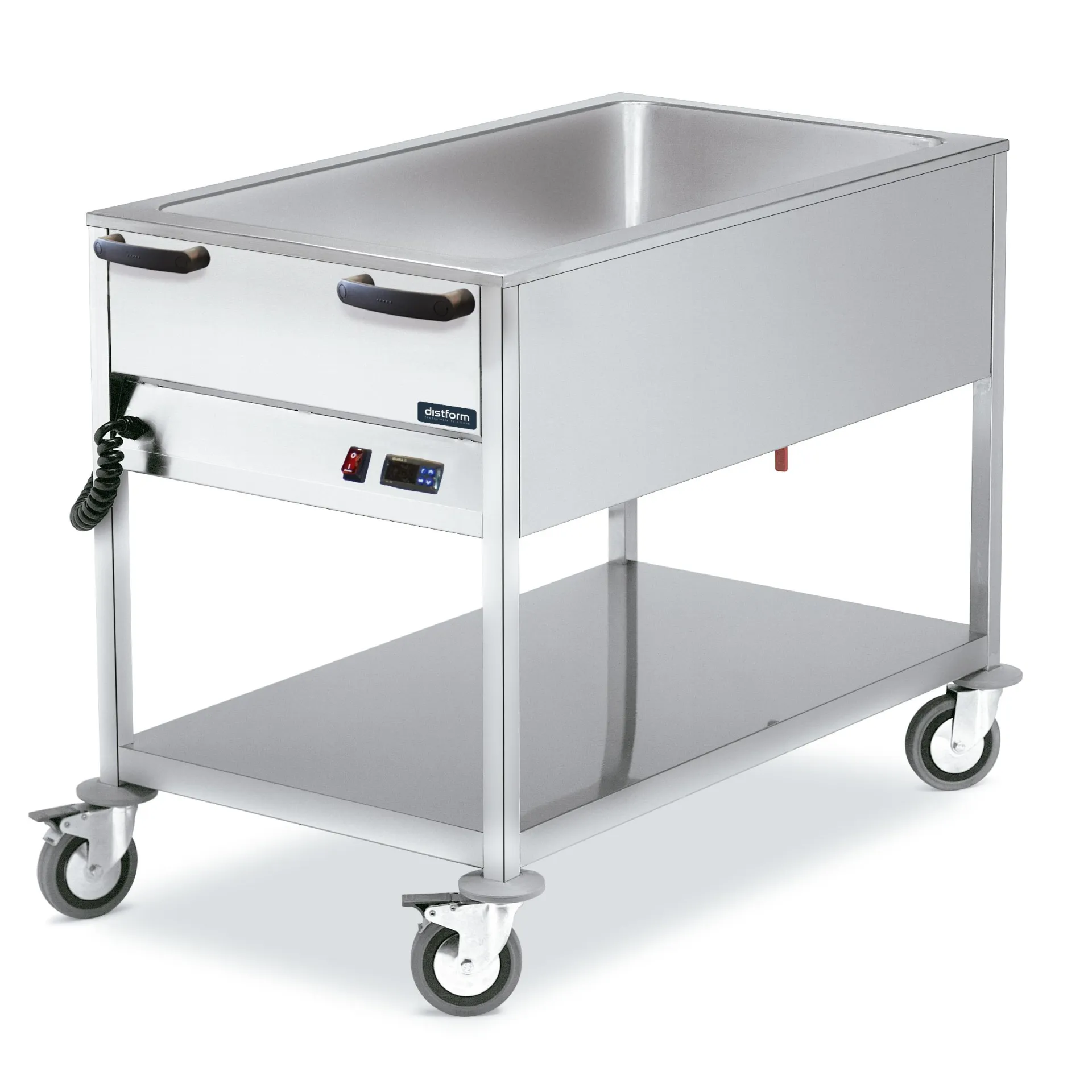 Chariot bain-marie 3 GN 1/1 1095x670x880