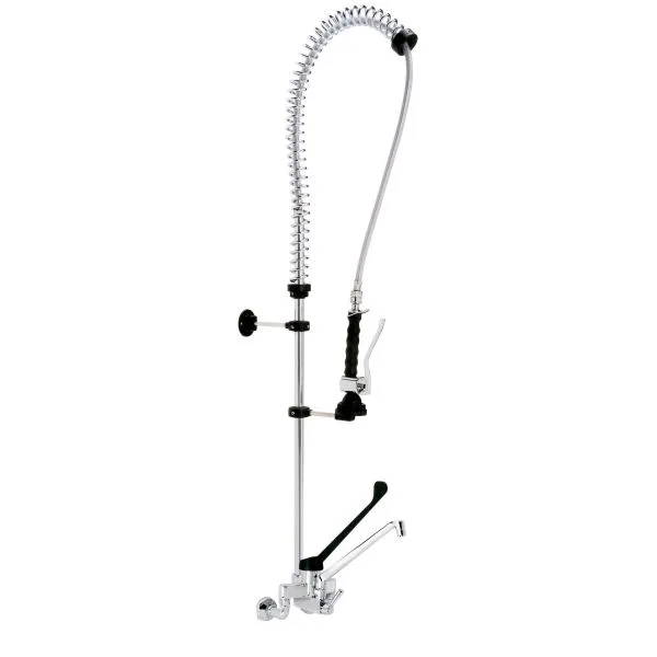Robinet douche mural gérontologie avec robinet eau froide et chaude