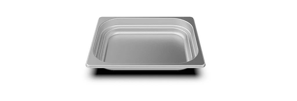 VACUUM.40 - Plaque inox pour mise à vide (40mm) - GN 1/2