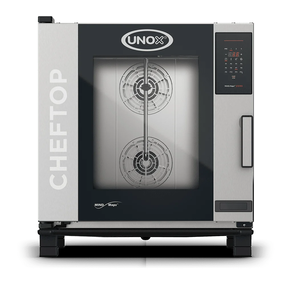 Four mixte CHEFTOP MIND.Maps™ ZERO COUNTERTOP 7 GN 1/1 Électrique - charnière gauche