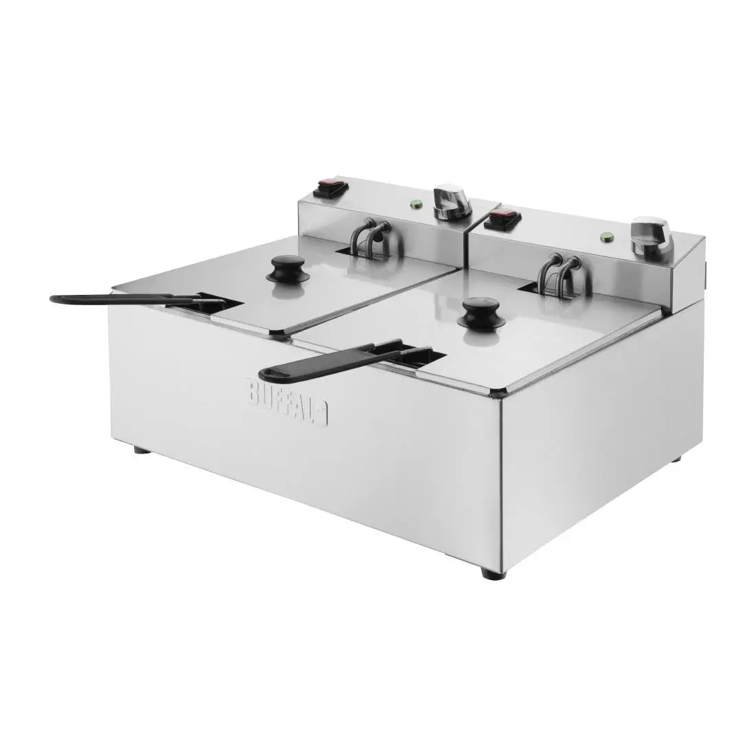 Friteuse double Buffalo - 2x5L 2x2,8kW