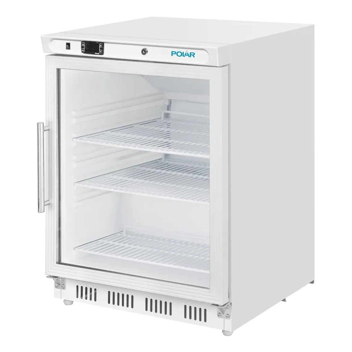 Vitrine réfrigérée positive dessous de comptoir Polar Série C 150L blanc