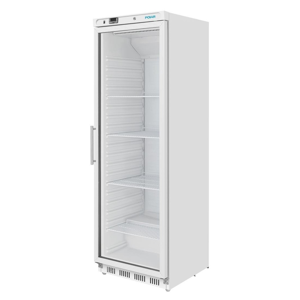Vitrine réfrigérée positive Polar Série C blanche 400L