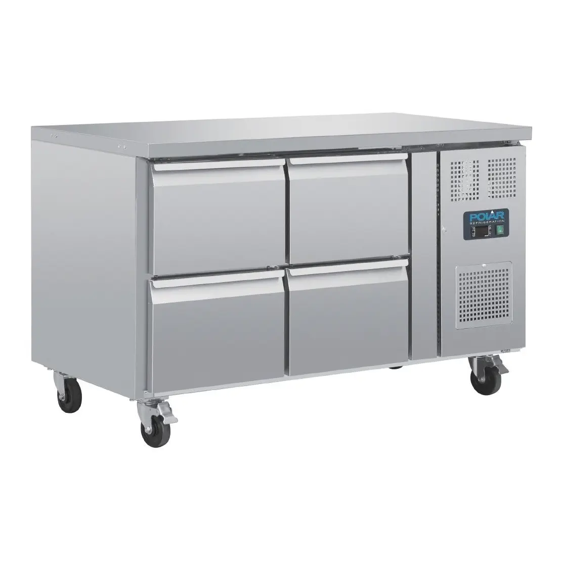 Table réfrigérée GN 1/1 ventilée 4 tiroirs Polar Série U