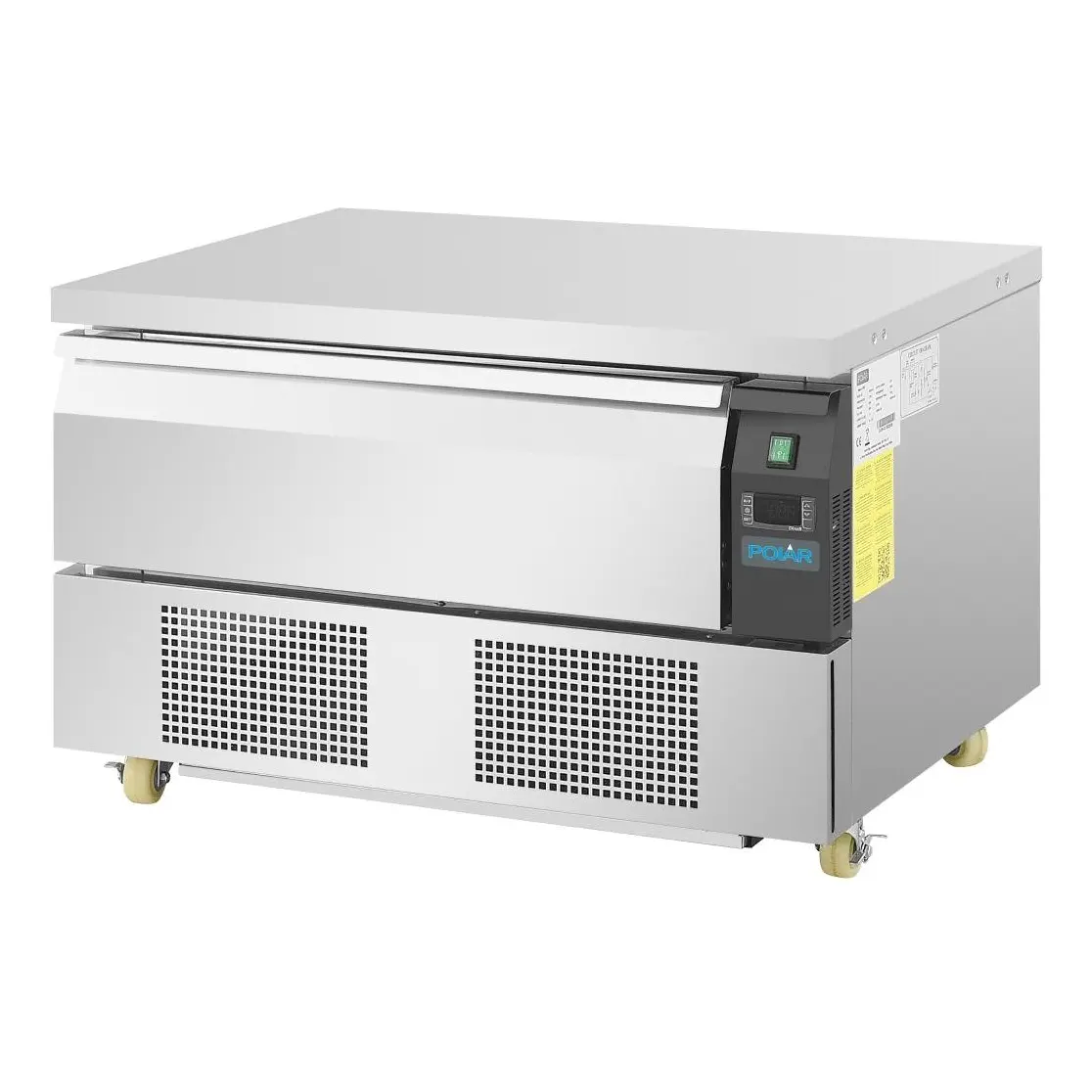 Soubassement double réfrigération 1 tiroir Polar Série U 2x GN 1/1