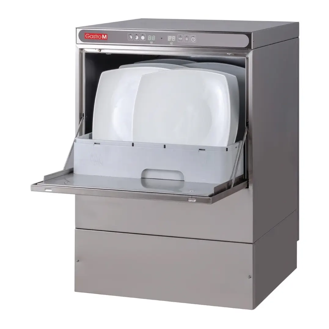 Lave-vaisselle Maestro Gastro M 50x50 230V avec pompe de vidange doseur détergent et break tank