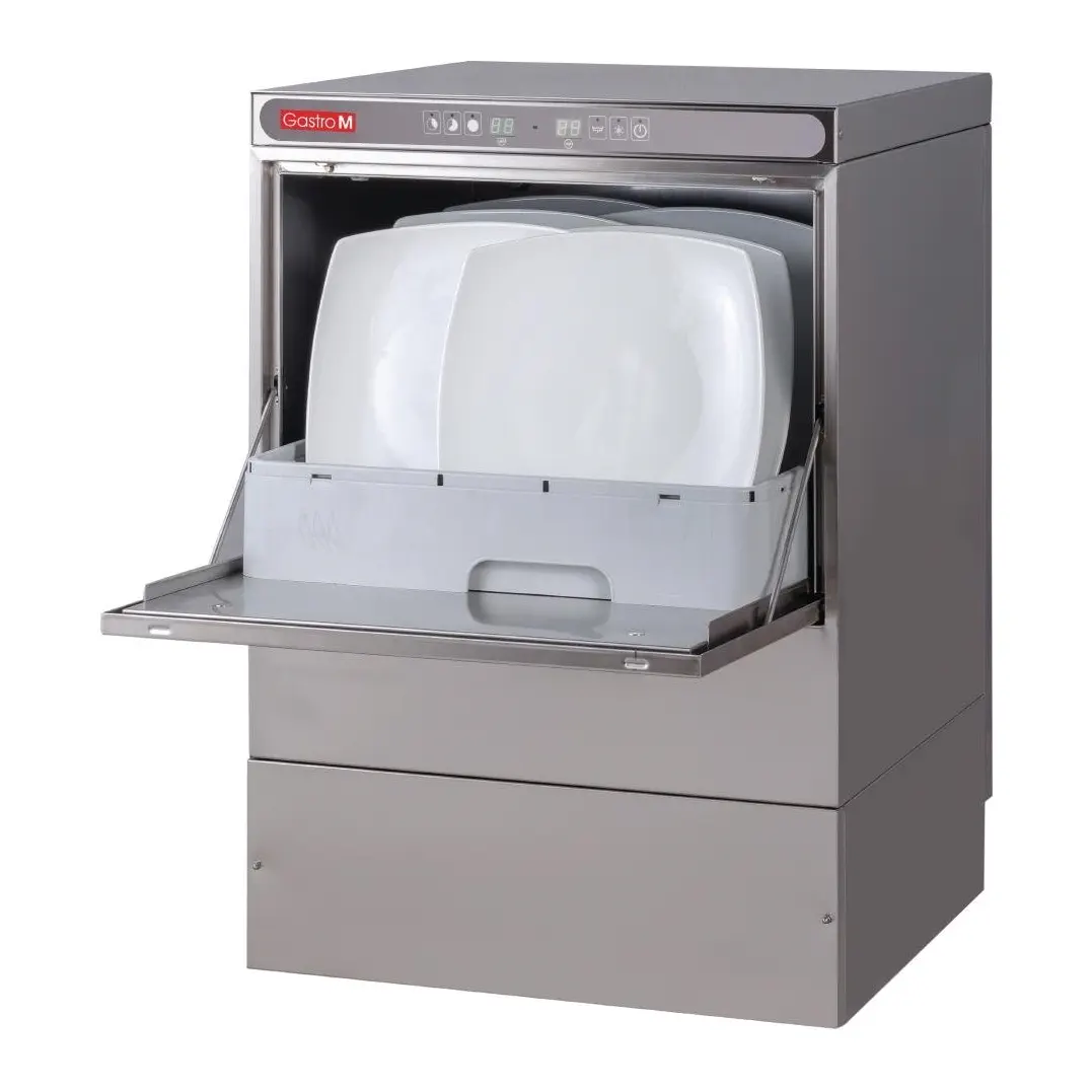 Lave-vaisselle Maestro Gastro M 50x50 400V avec pompe de vidange doseur détergent et break tank