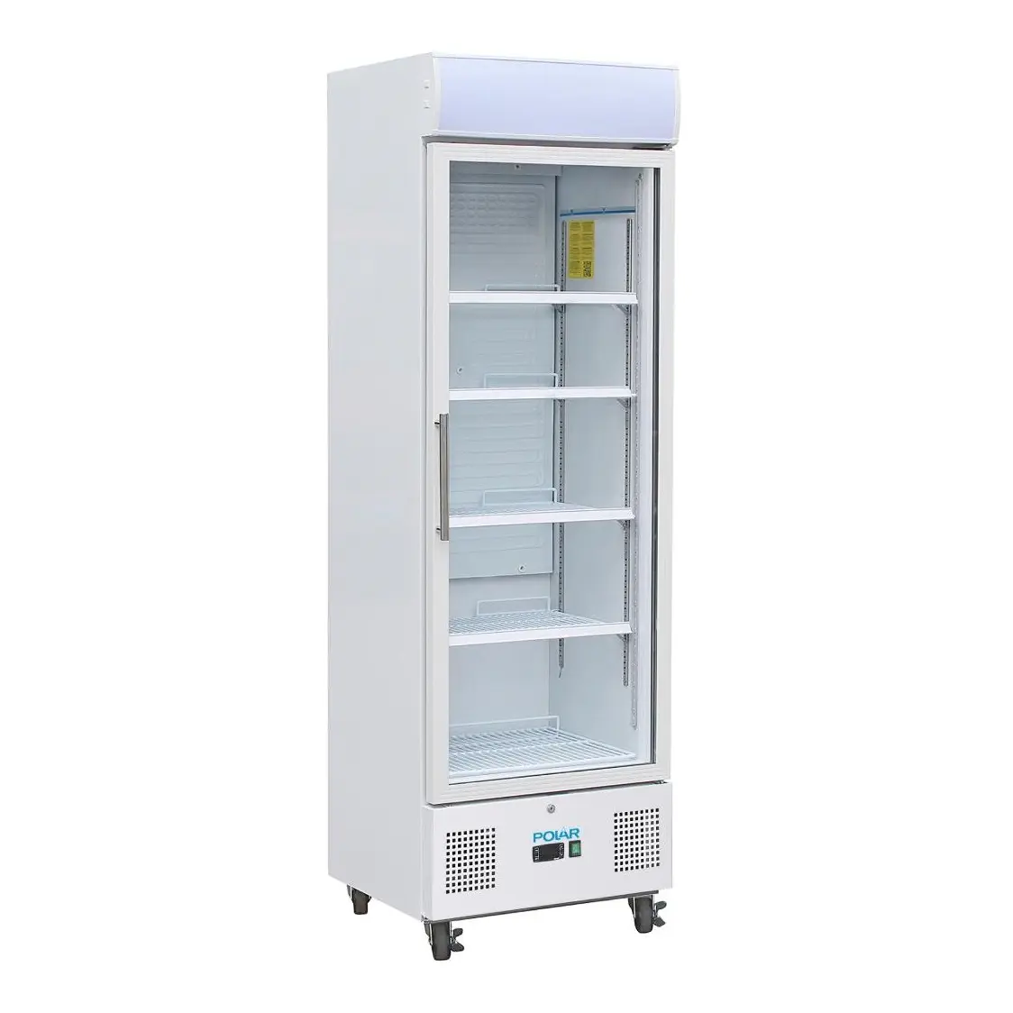 Vitrine réfrigérée positive blanche Polar Série G 336L