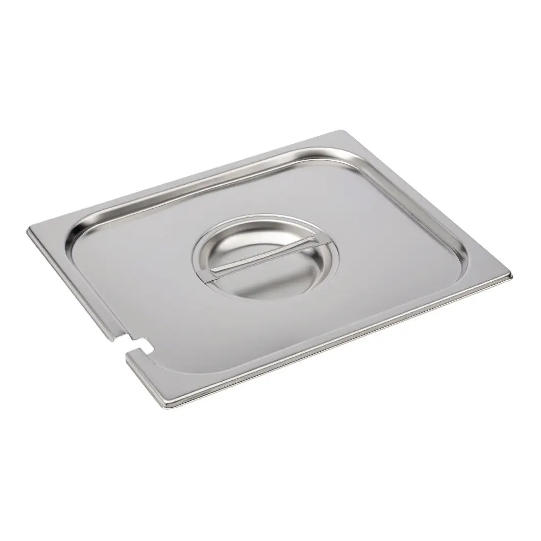Couvercle inox avec encoche GN 1/2 Gastro M 