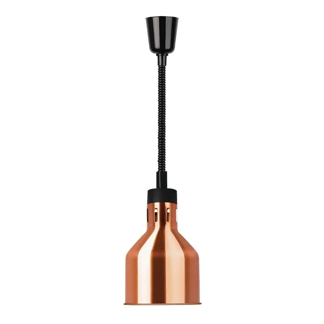 Lampe chauffante rétractable Buffalo finition cuivre