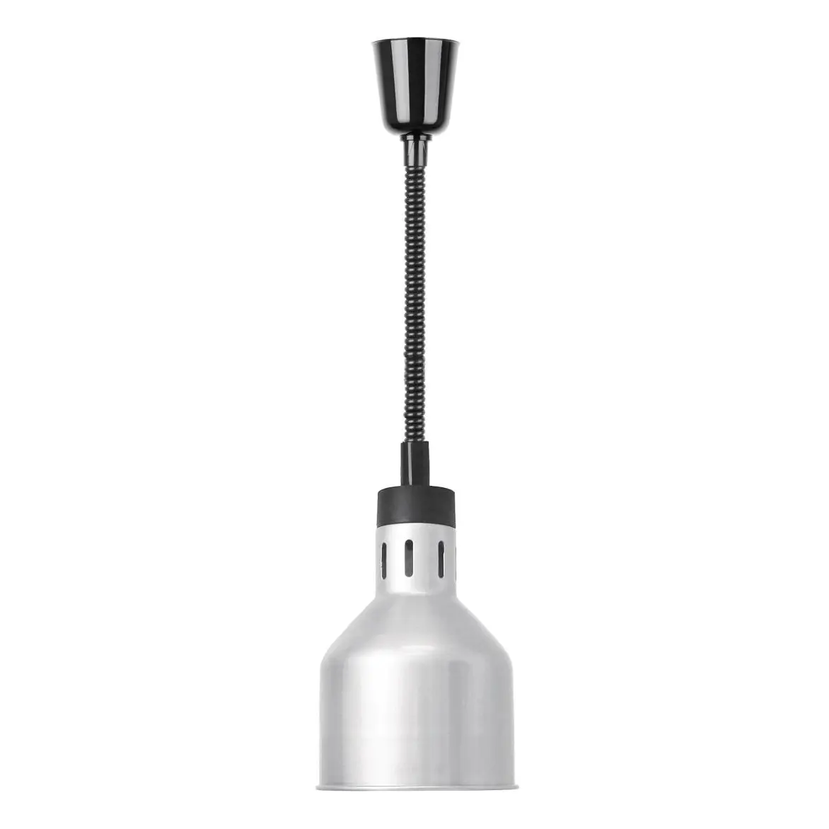 Lampe chauffante rétractable Buffalo finition métal brossé