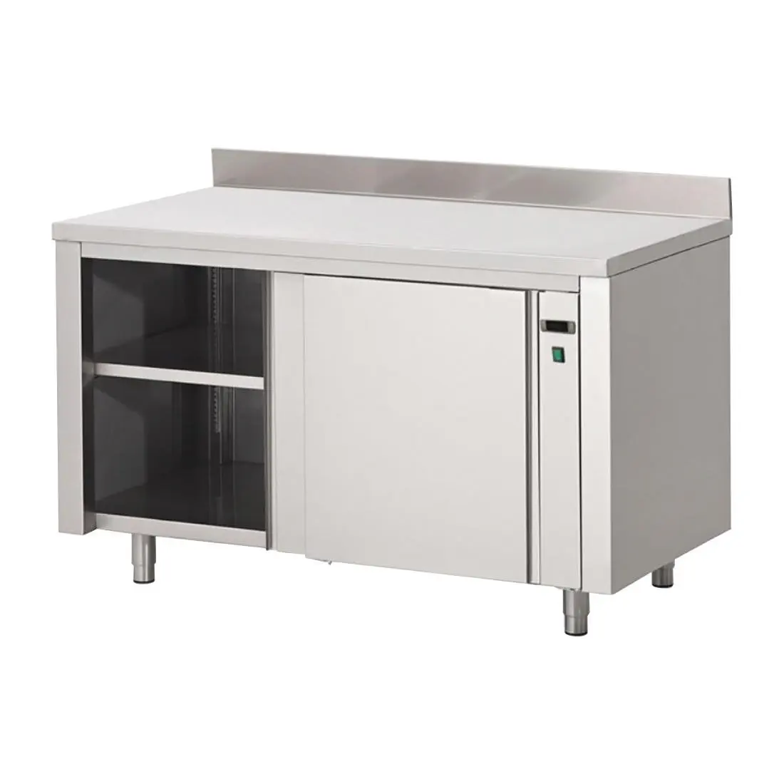 Armoire chauffante inox avec dosseret Gastro M 850x2000x700mm