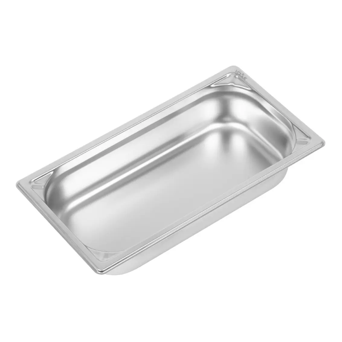 Bac inox 18/10 GN 1/3 professionnel Vogue 65mm