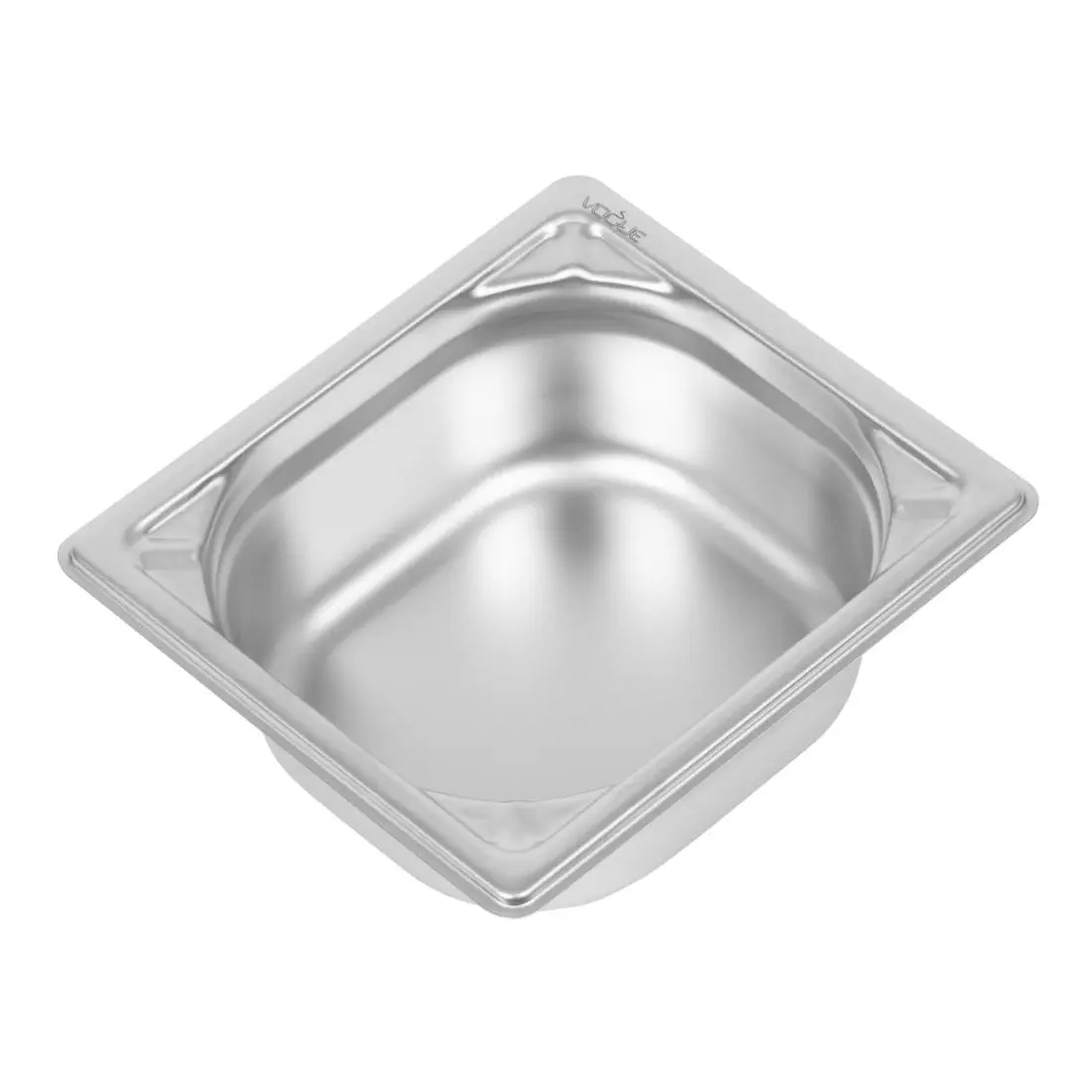 Bac inox 18/10 GN 1/6 professionnel Vogue 65mm