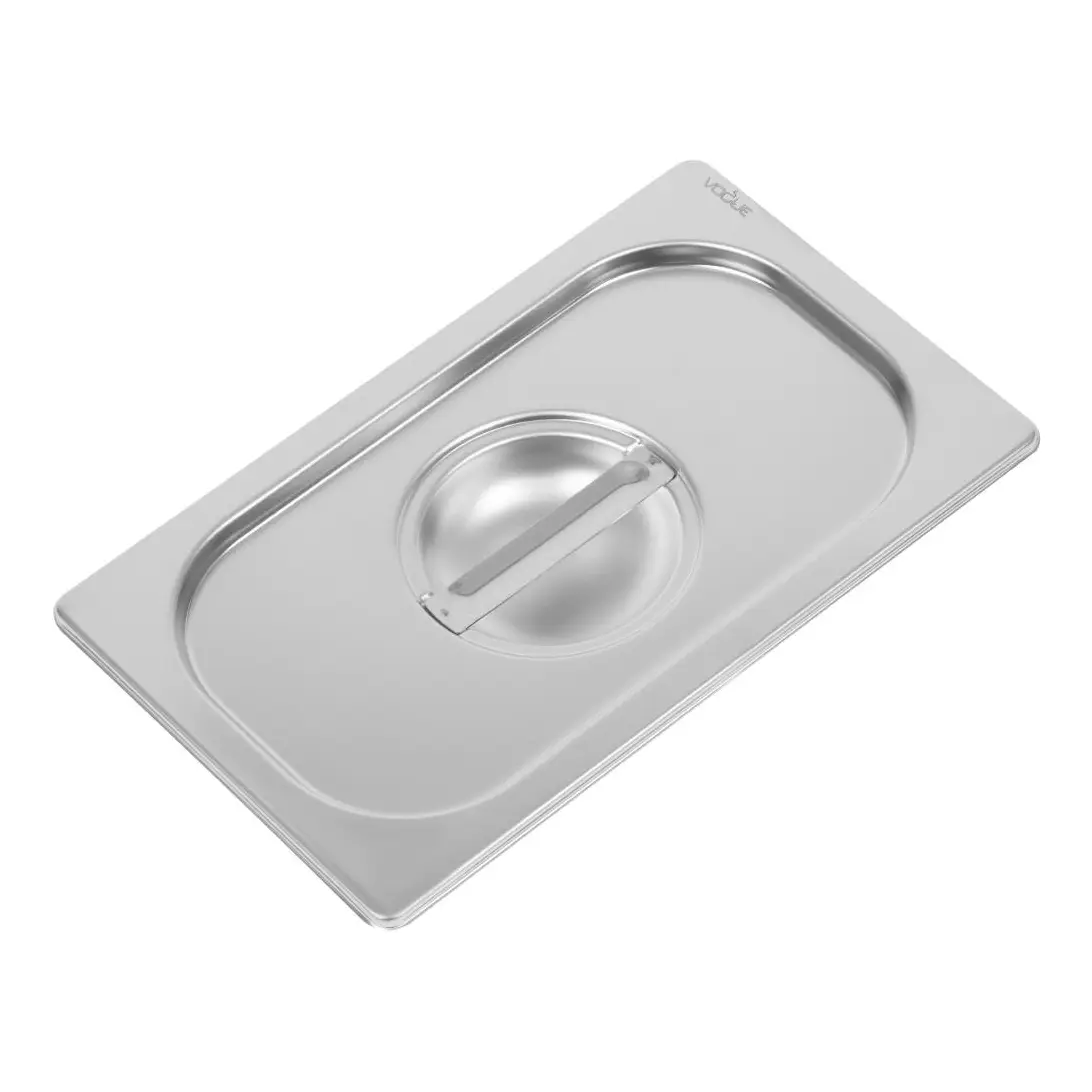 Couvercle inox 18/10 professionnel Vogue GN 1/4