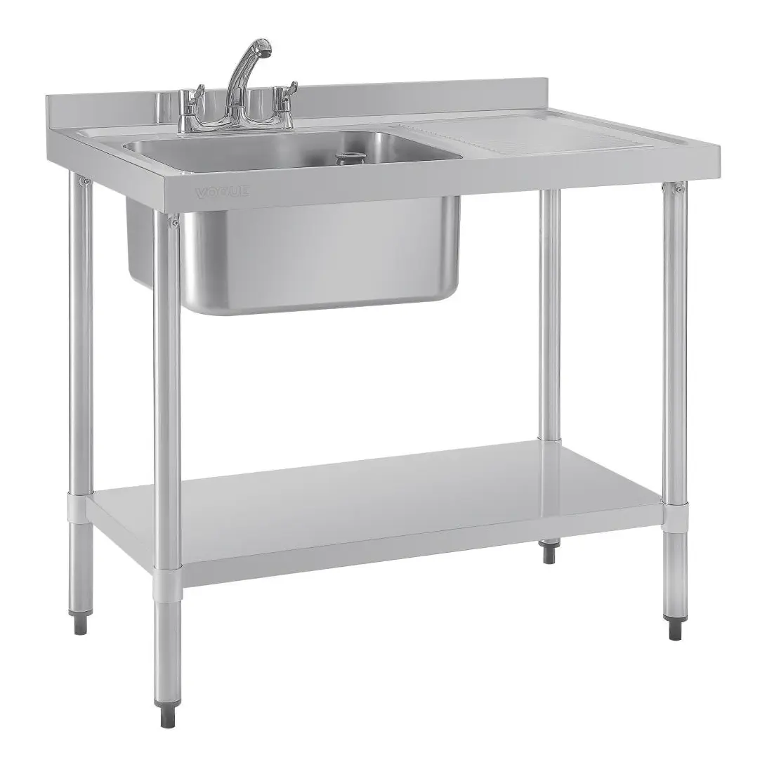 Plonge un bac égouttoir à droite Vogue 1000mm