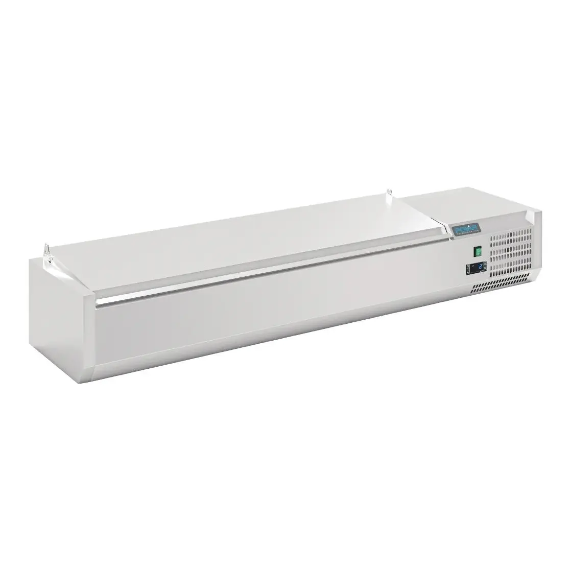 Saladette à poser avec couvercle Polar Série G 7x GN 1/4