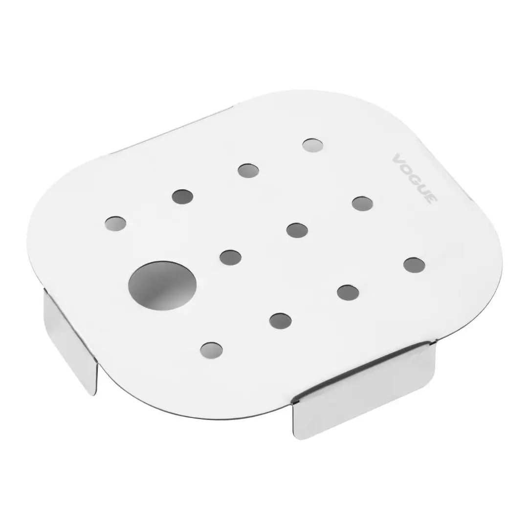 Égouttoir en acier inoxydable Vogue pour GN 1/6