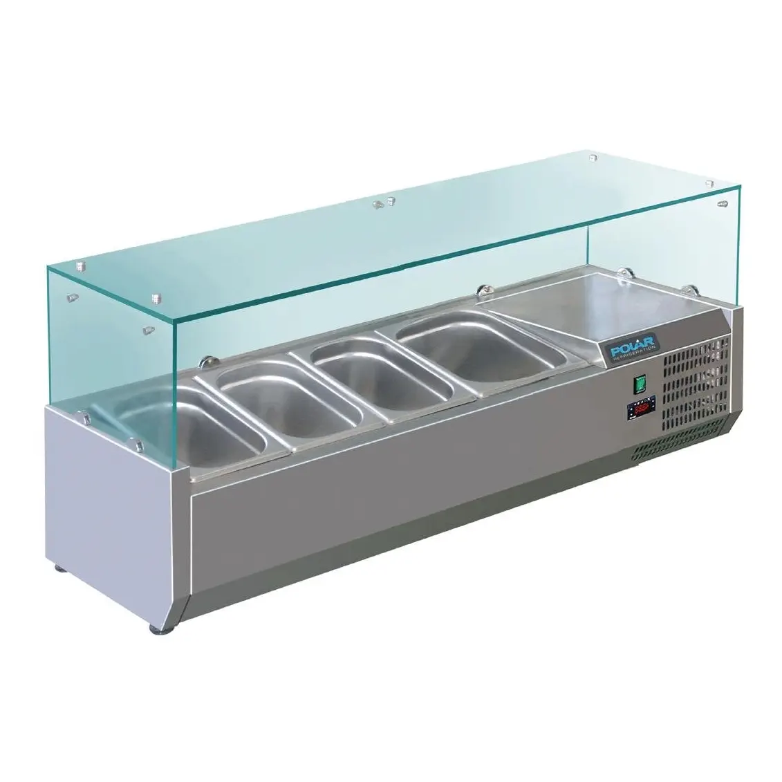 Saladette réfrigérée 3x GN 1/3 et 1x GN 1/2 Polar Série G