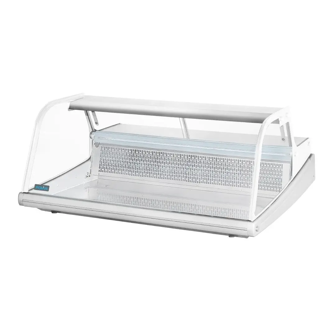 Vitrine réfrigérée de comptoir à poisson Polar Série G 255L