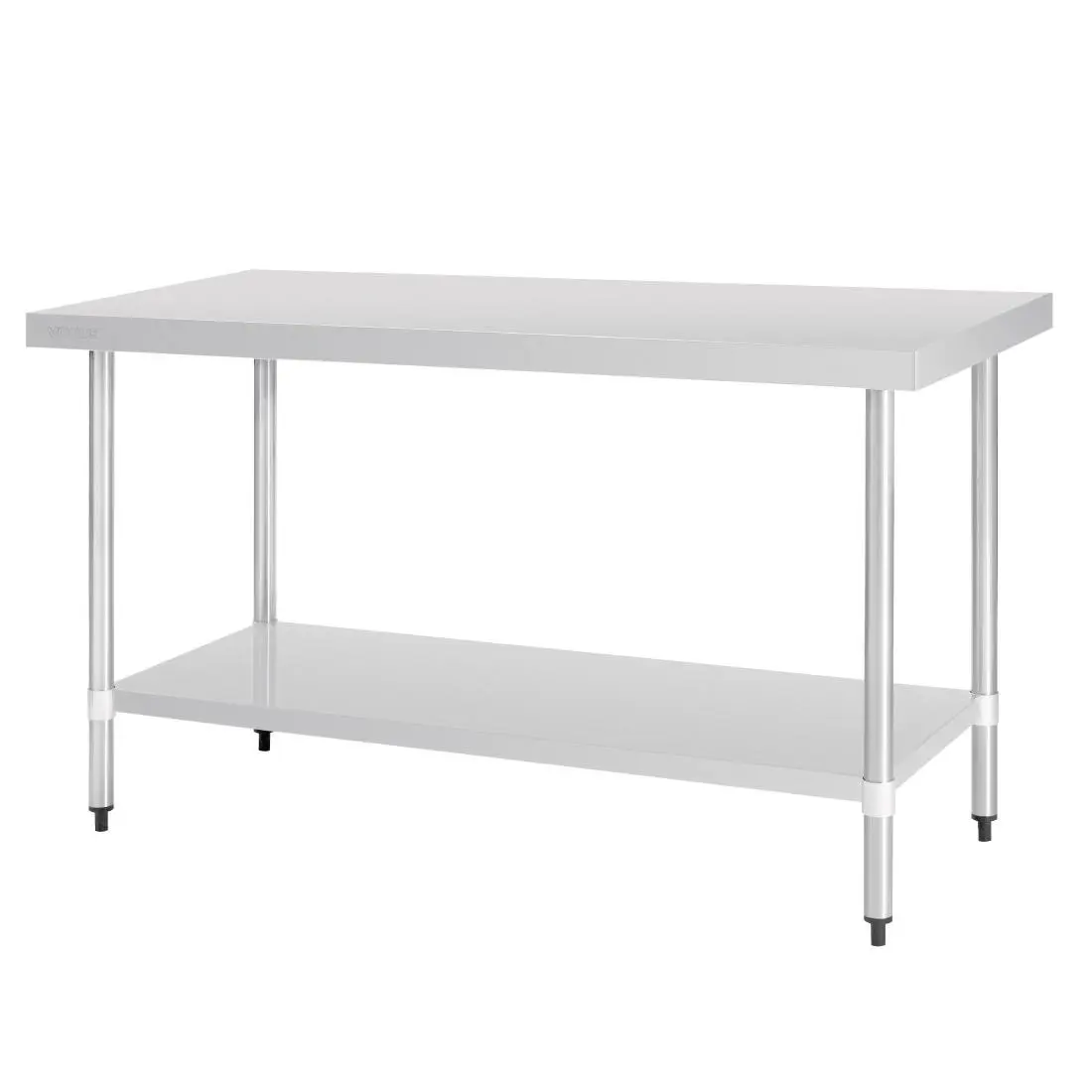 Table en acier inoxydable sans rebord Vogue 1500 x 700mm