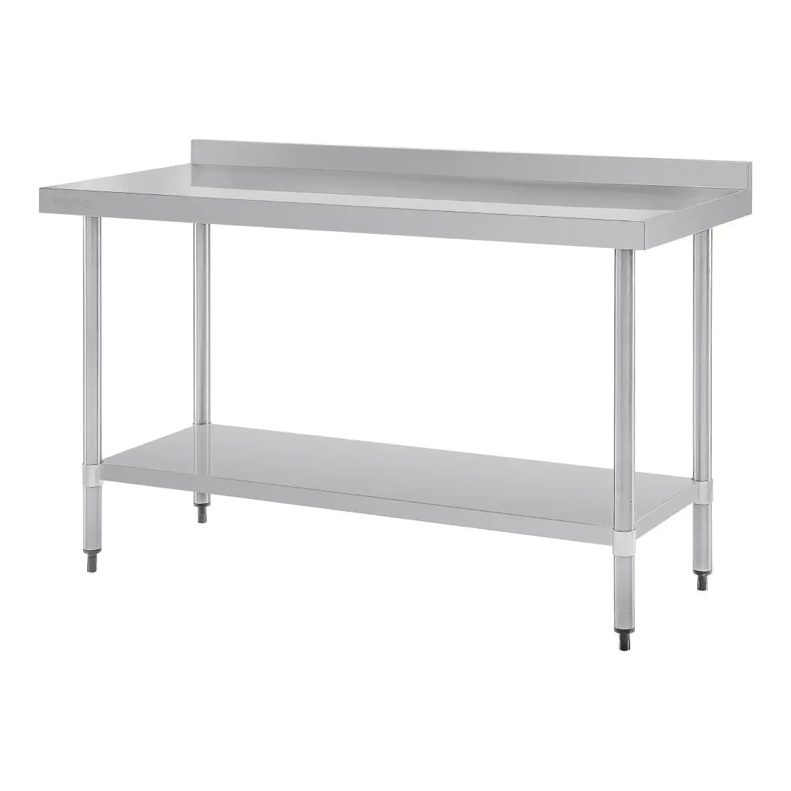 Table en acier inoxydable avec rebord Vogue 1500 x 700mm