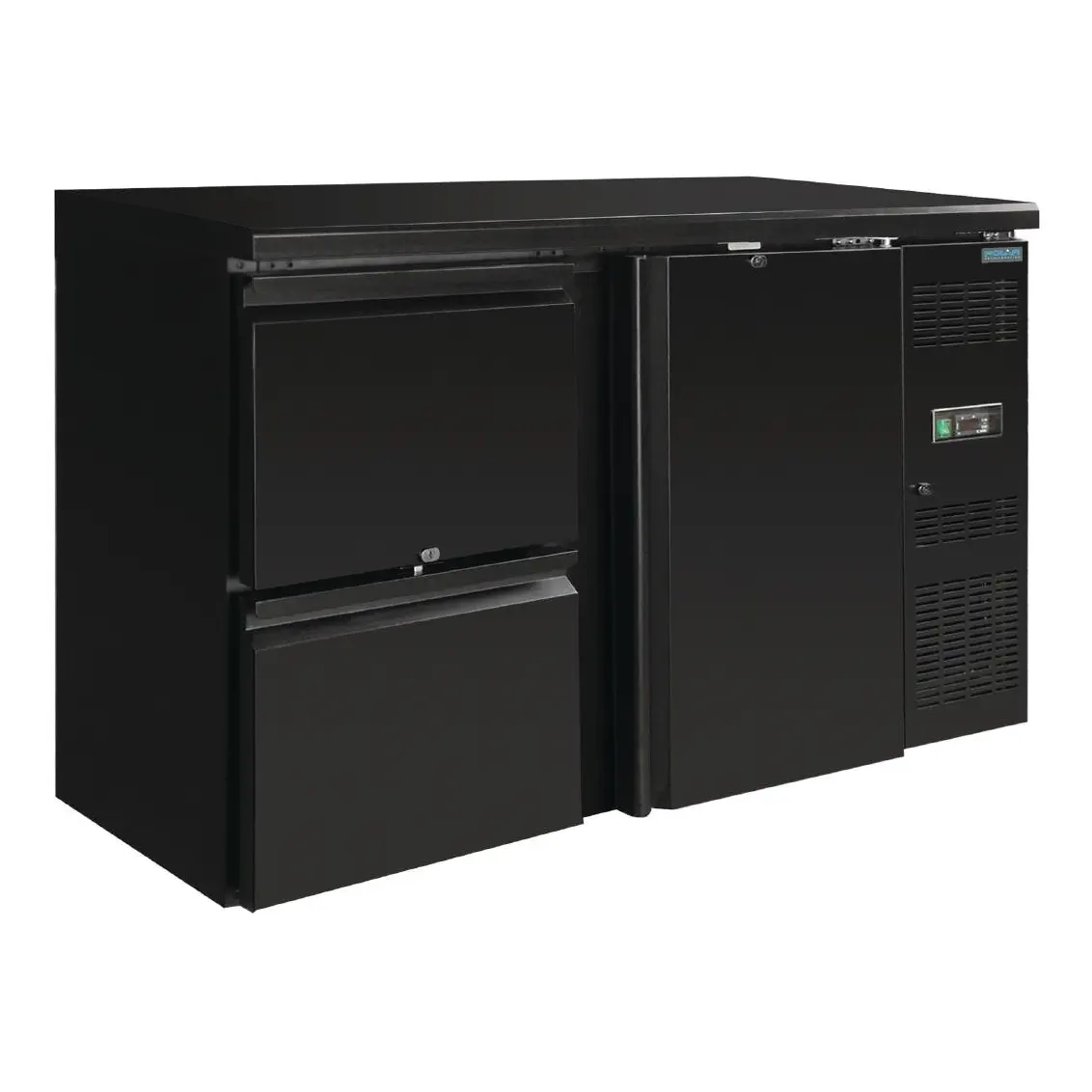 Arrière-bar Polar Série U 1 porte et 2 tiroirs