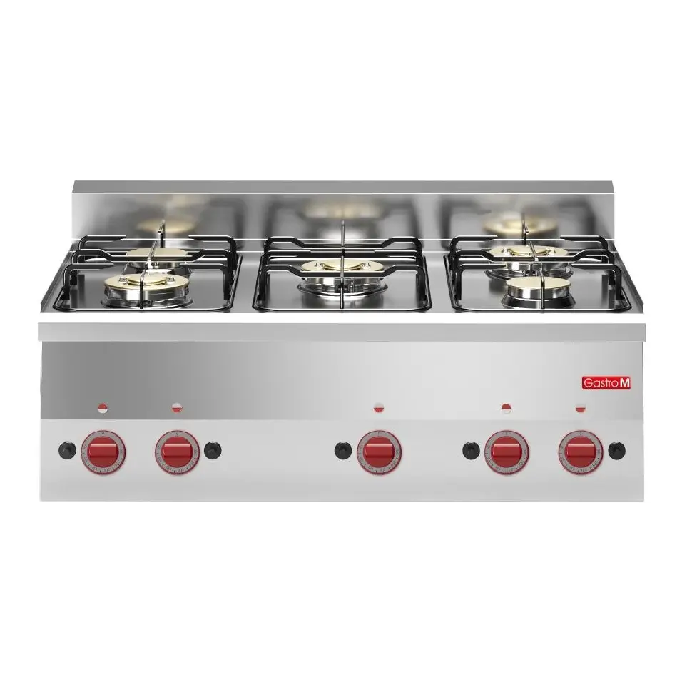 Fourneau gaz à poser 5 feux Gastro M 600 60/90PCG