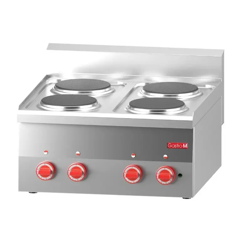 Fourneau 4 plaques électriques à poser Gastro M 600 60/60PCE