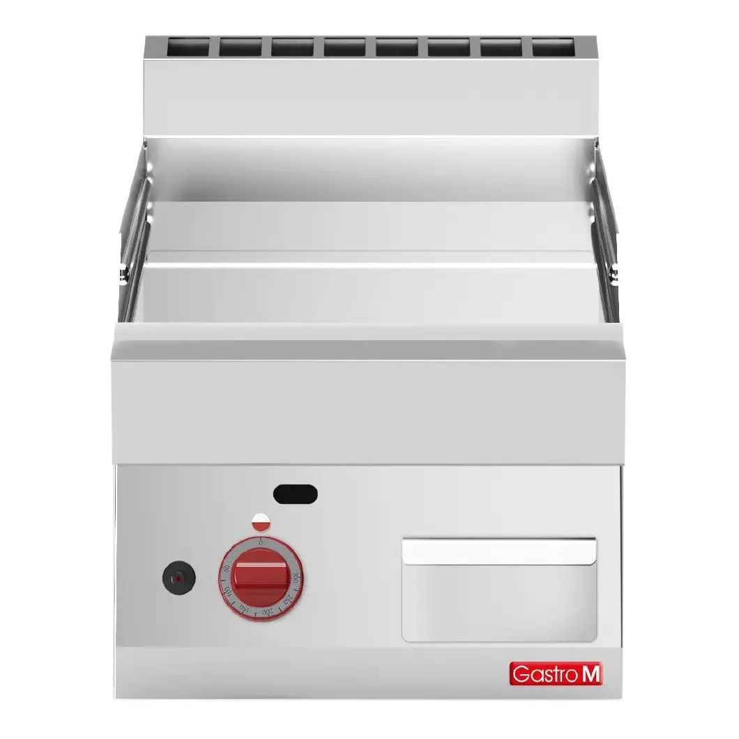 Plancha gaz plaque lisse chromée 65/40 FTRG Gastro M 650