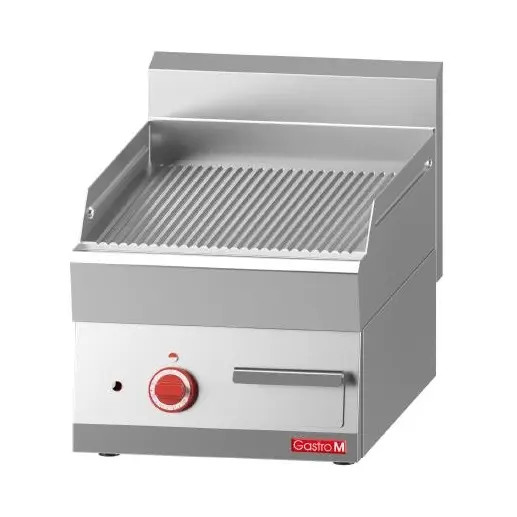 Plancha électrique plaque rainurée 65/40 FTRE Gastro M 650