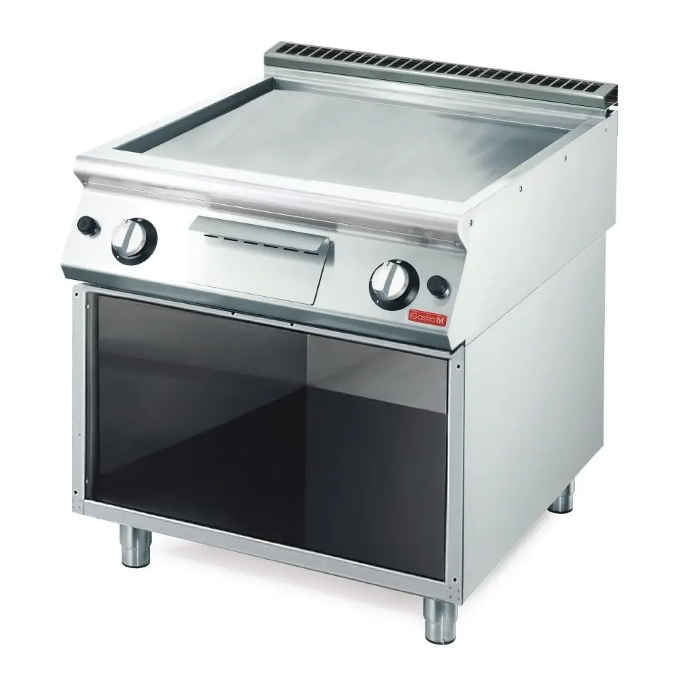 Plancha gaz plaque lisse GM70/80 FTGS Gastro M 700