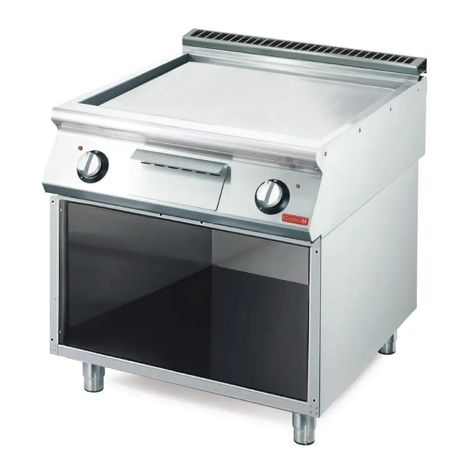 Plancha électrique plaque lisse chromée GM70/80FTES-CR Gastro M 700 plus