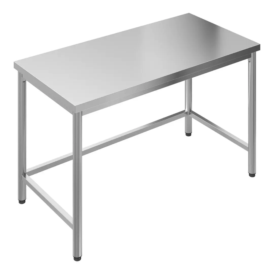 Table inox sans étagère basse Gastro M 700 x 700 x 850mm