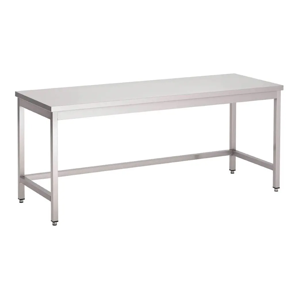 Table inox sans étagère basse Gastro M 2000 x 700 x 850mm