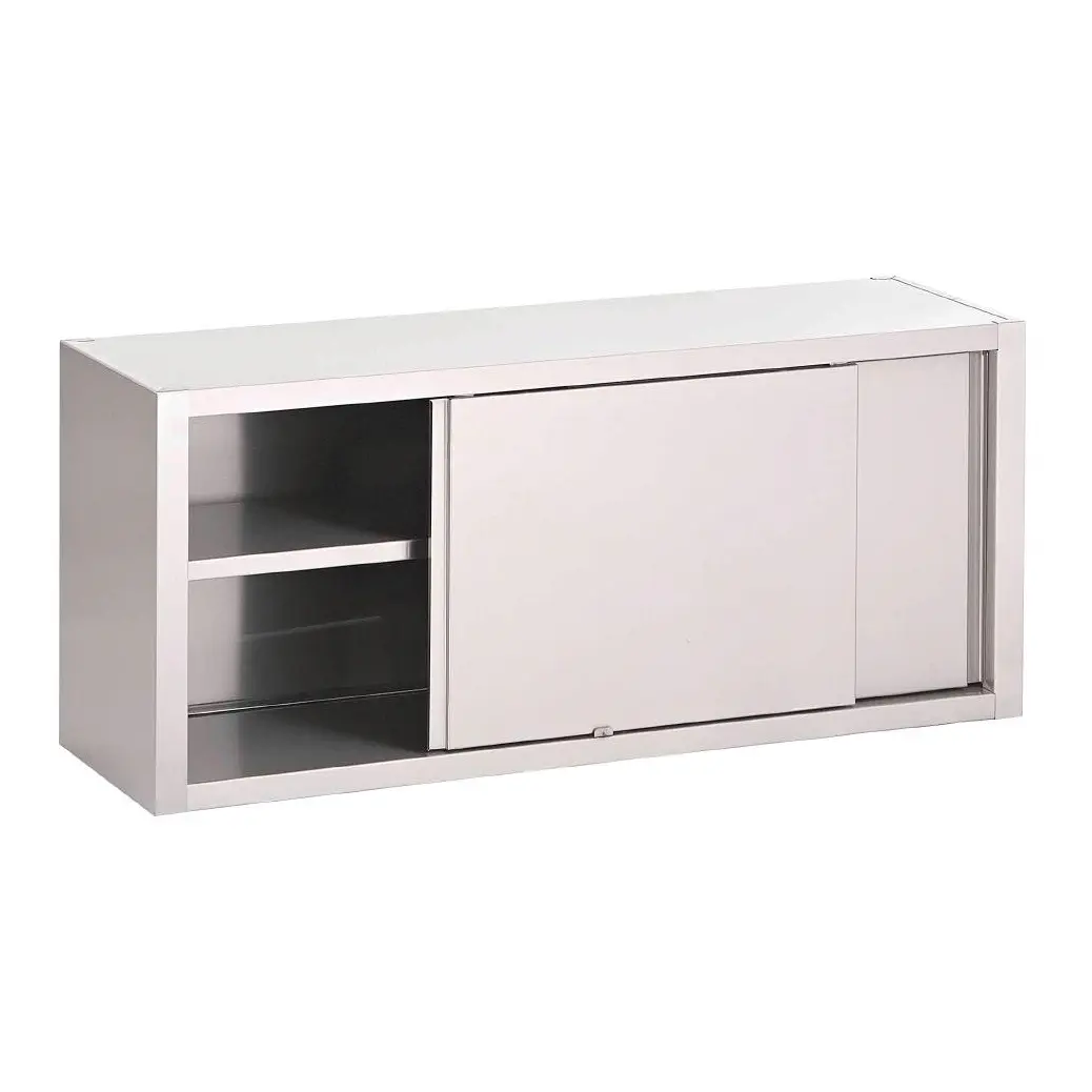 Placard mural inox avec portes coulissantes Gastro M 660 x 1400 x 400mm