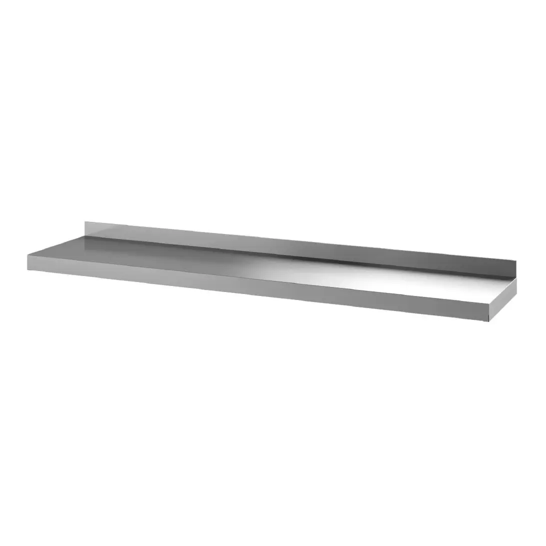 Etagère murale inox sans supports Gastro M 1800 x 400mm
