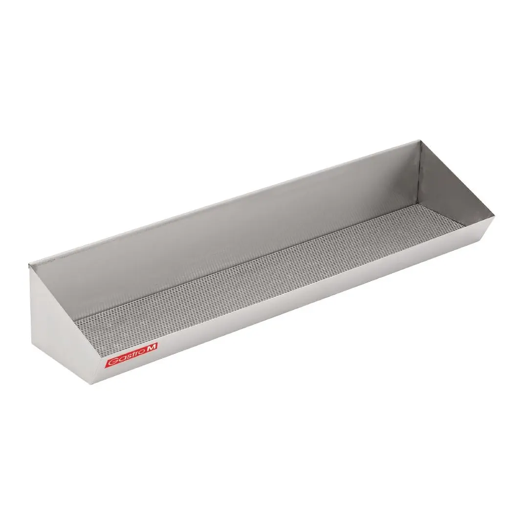 Réserve-frites inox avec filtre égouttoir Gastro M 200 x 1200 x 280mm